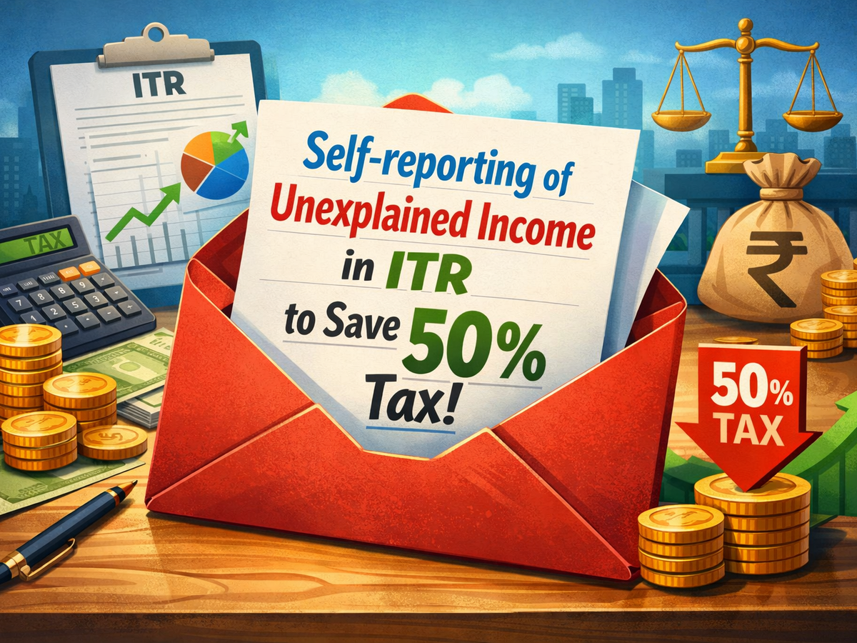 Self-reporting of unexplained income in ITR to save 50%: A permanent ...