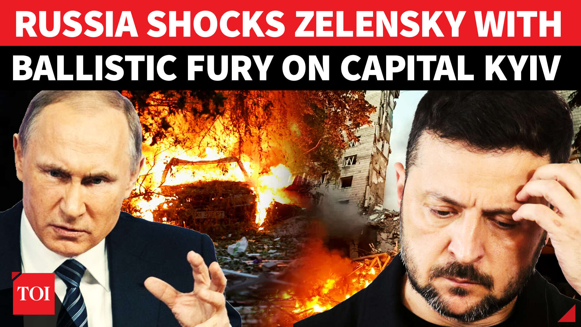 Russia hits Ukraine capital with ballistic missiles, drones follow as ...
