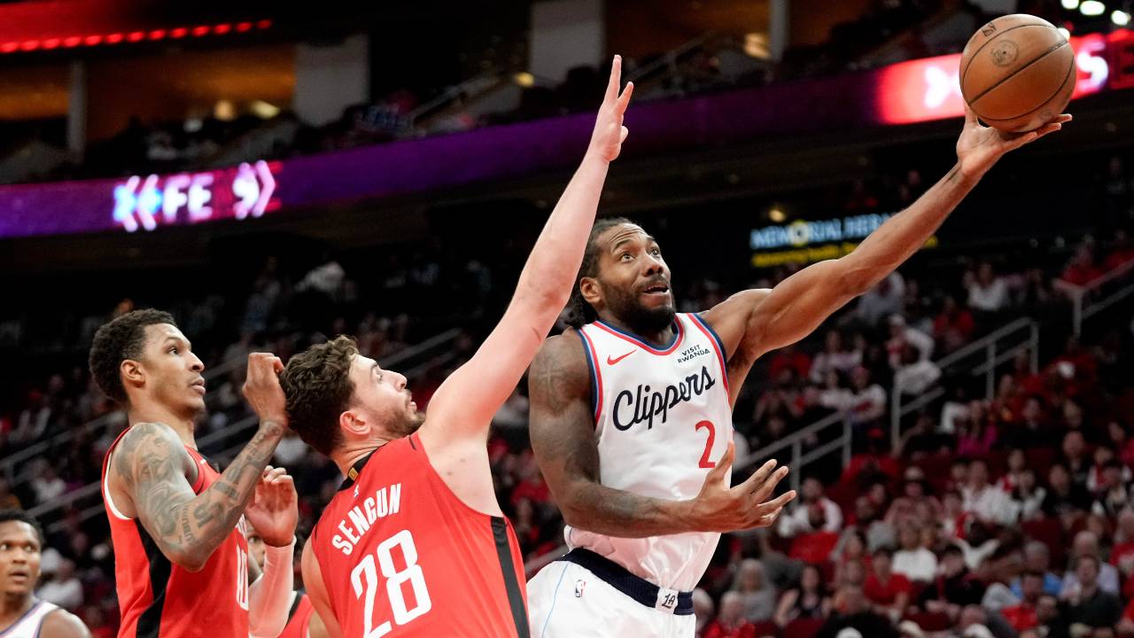 Leonard’s three-point play in final seconds lifts Clippers over Rockets