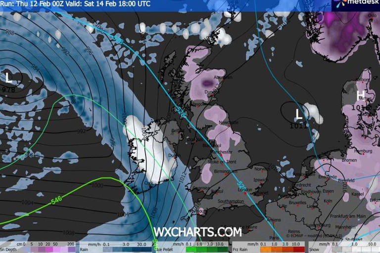 Ireland weather: Sudden 2am warning issued by Met Eireann as snow ...