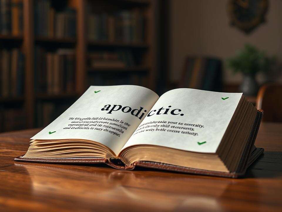 Word of the day: Apodictic
