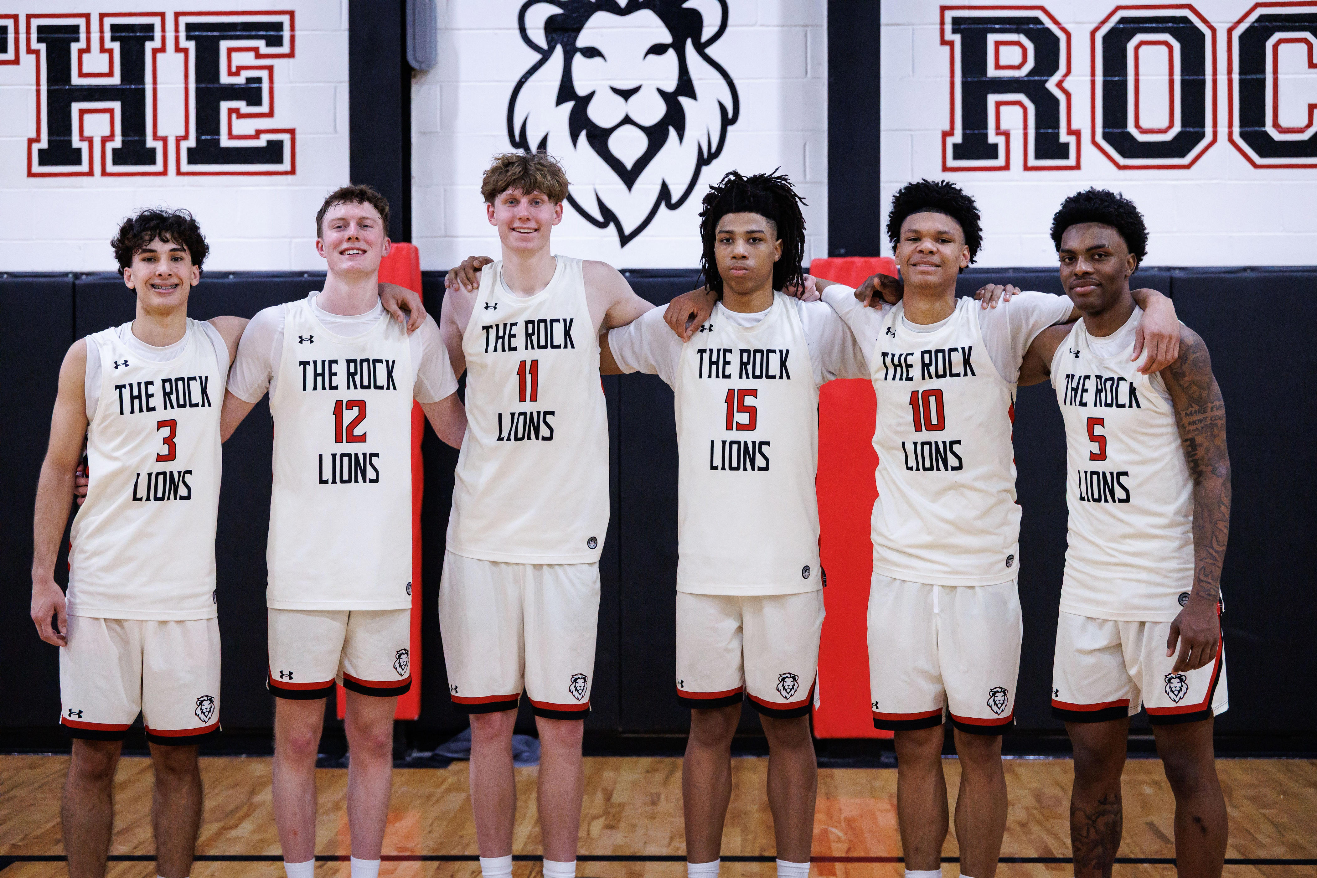 The Rock National basketball team celebrates Senior night facing ...