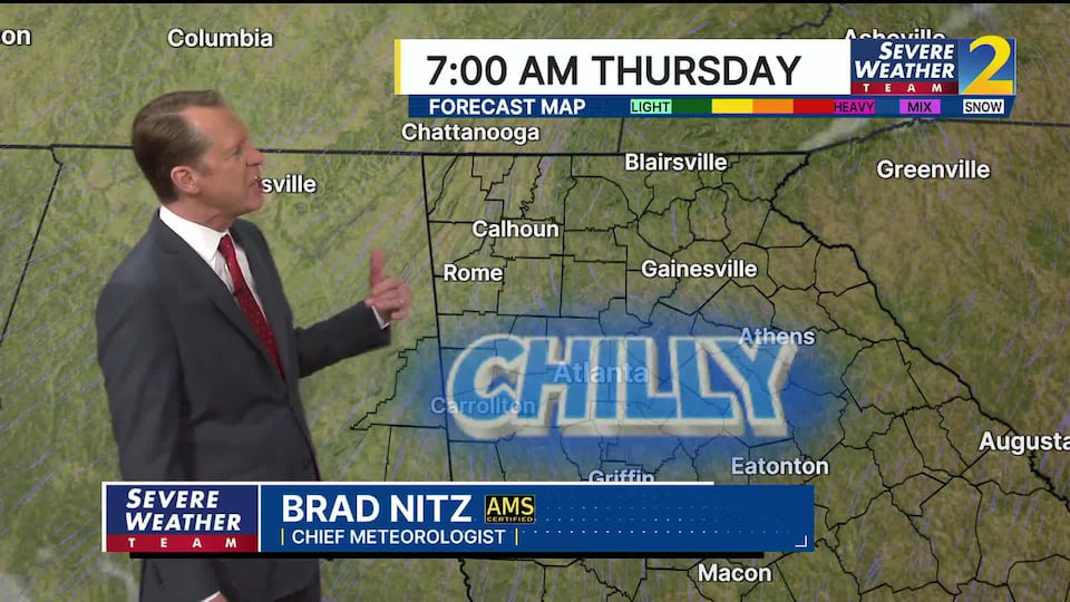 Clear and chilly overnight into Thursday morning
