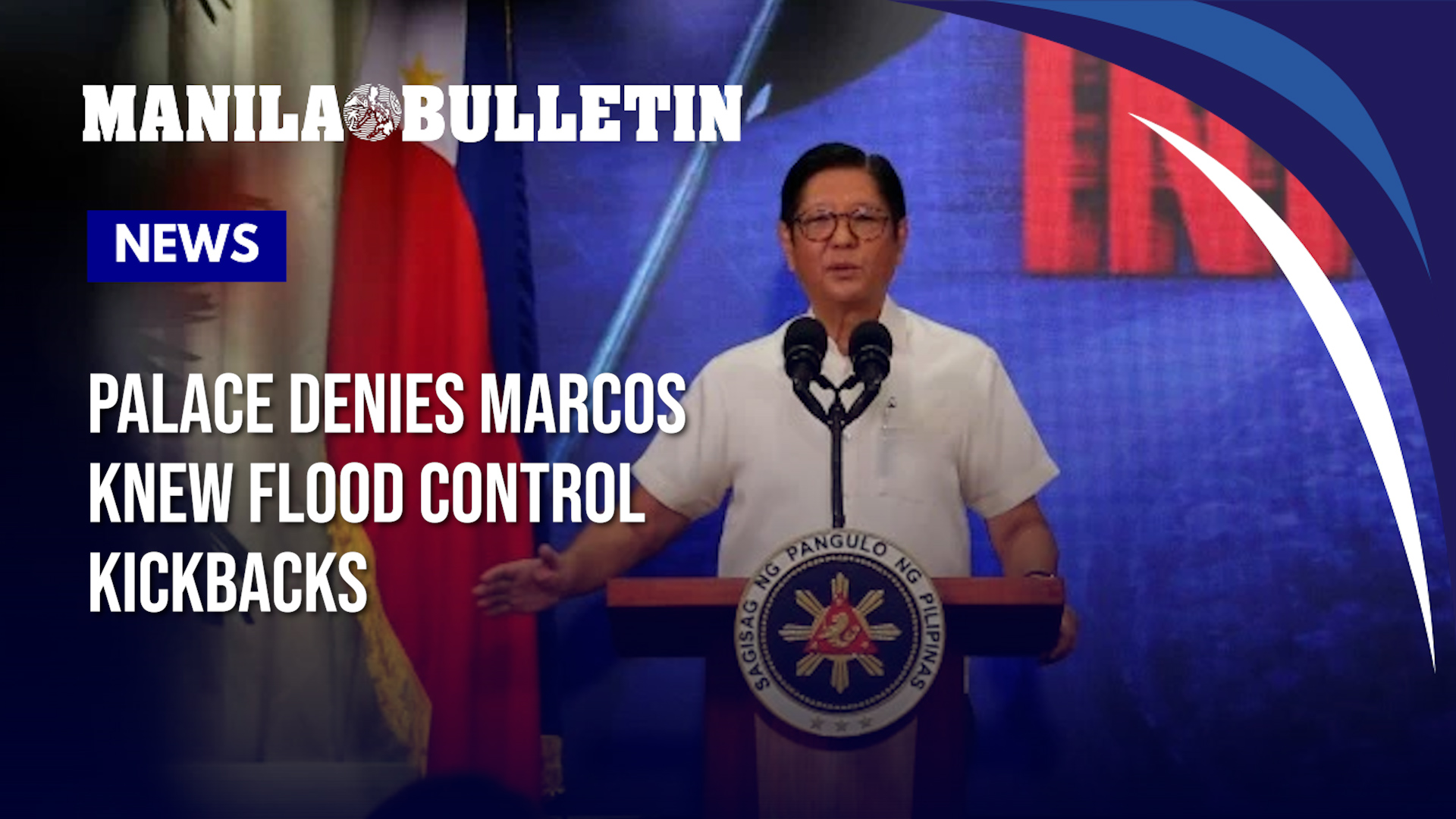 Palace denies Marcos knew flood control kickbacks