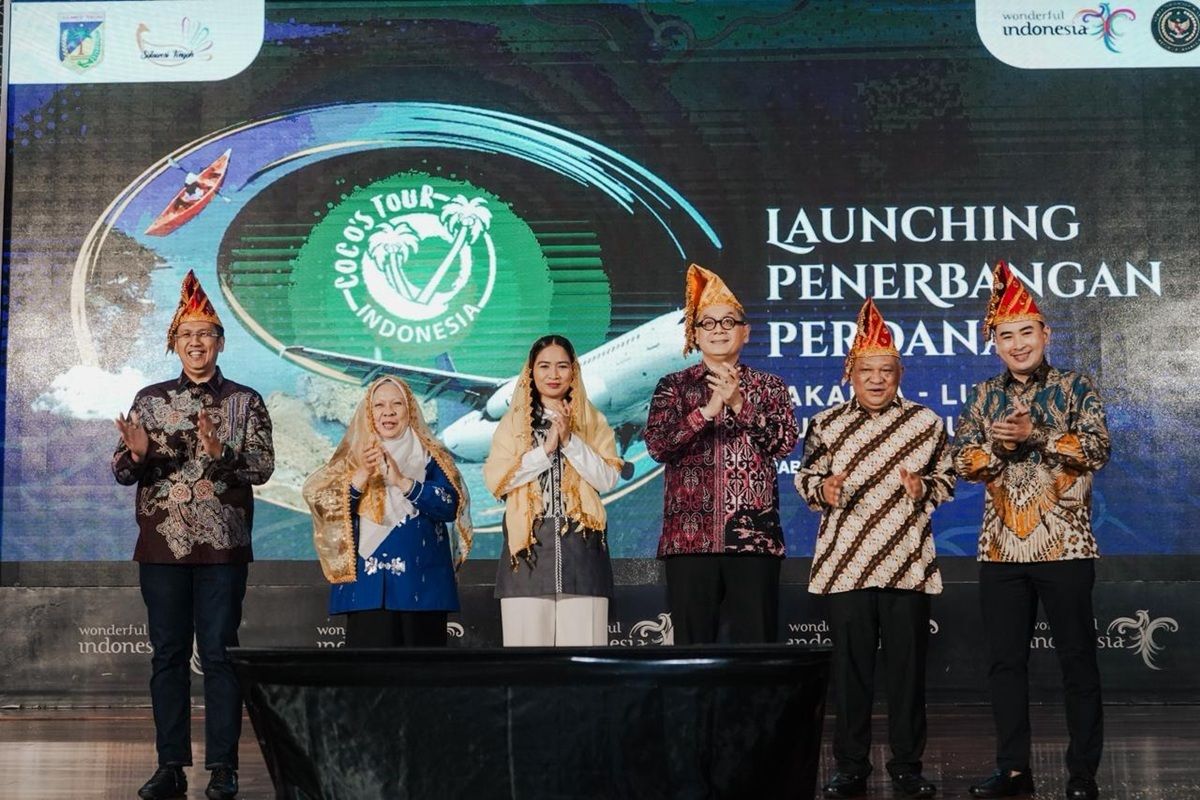 Penerbangan rute Jakarta-Luwuk dan Guangzhou-Palu resmi dibuka, Wamenpar:  Peluang wisata lokal semakin terbuka