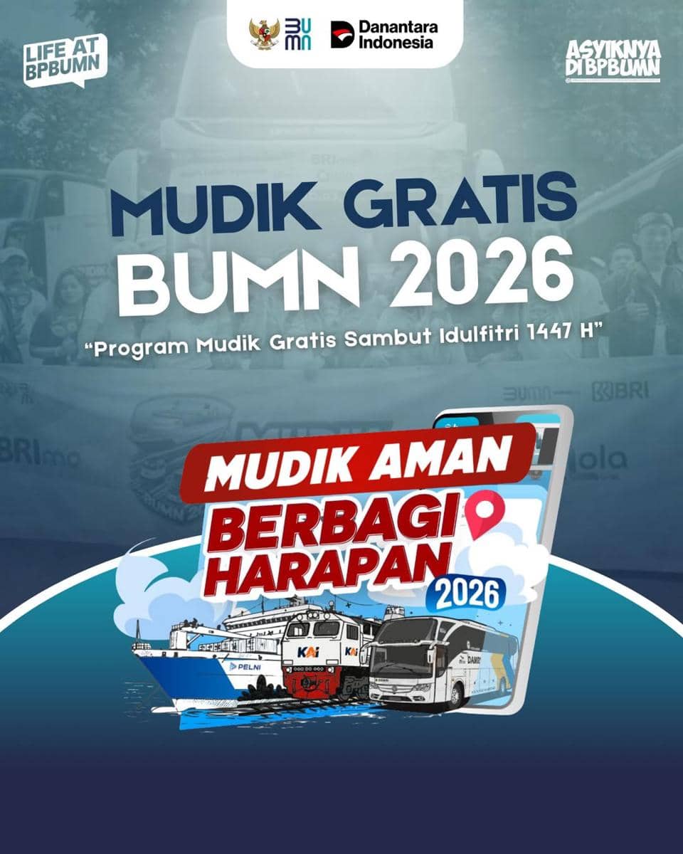 20 Program Mudik Gratis Lebaran 2026, BUMN hingga Alfamidi