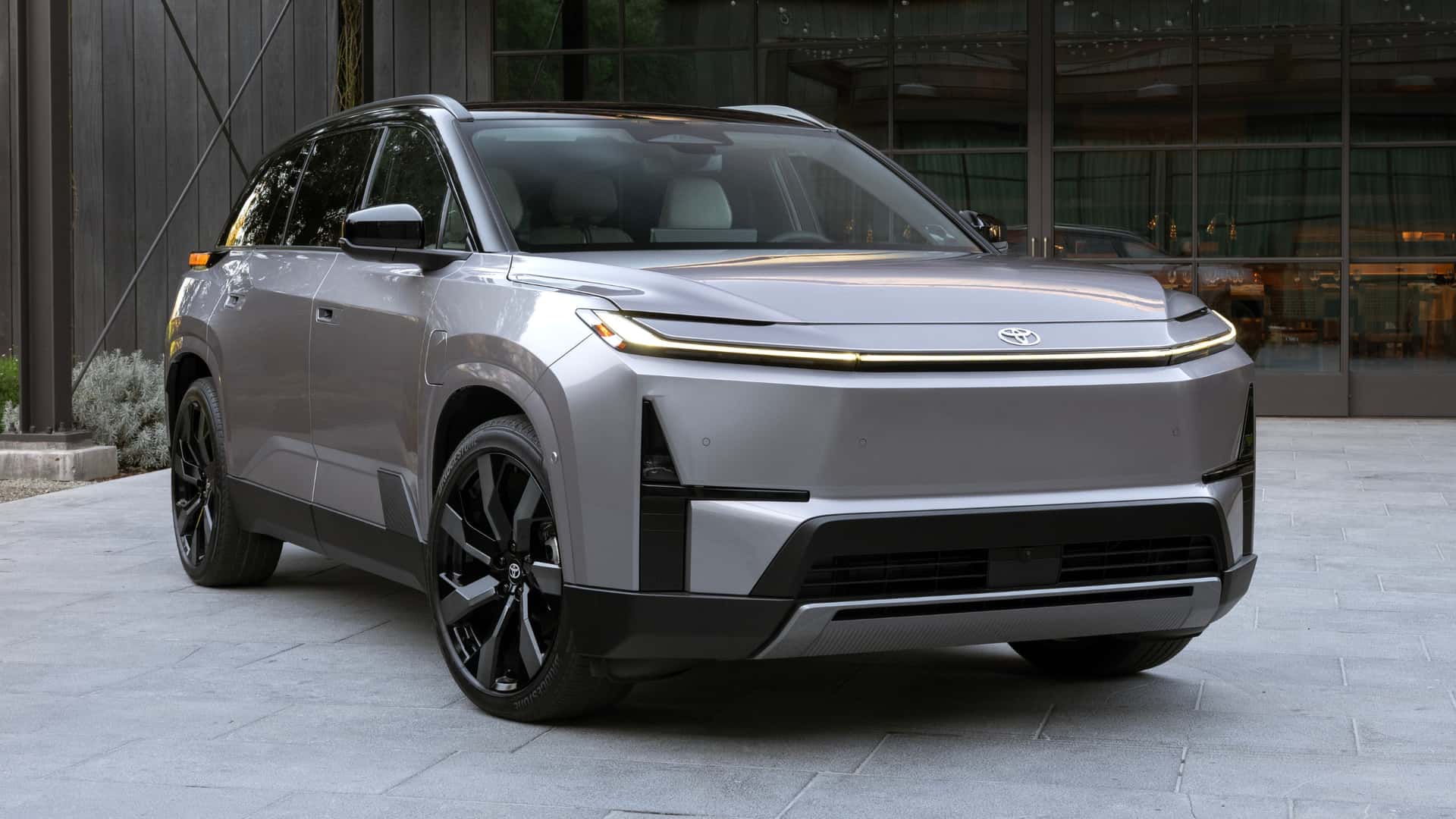 Toyota just introduced its first electric three-row SUV