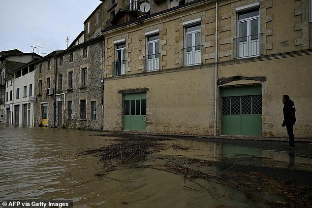 Storm Nils batters France: 100mph winds and floods leave almost a ...