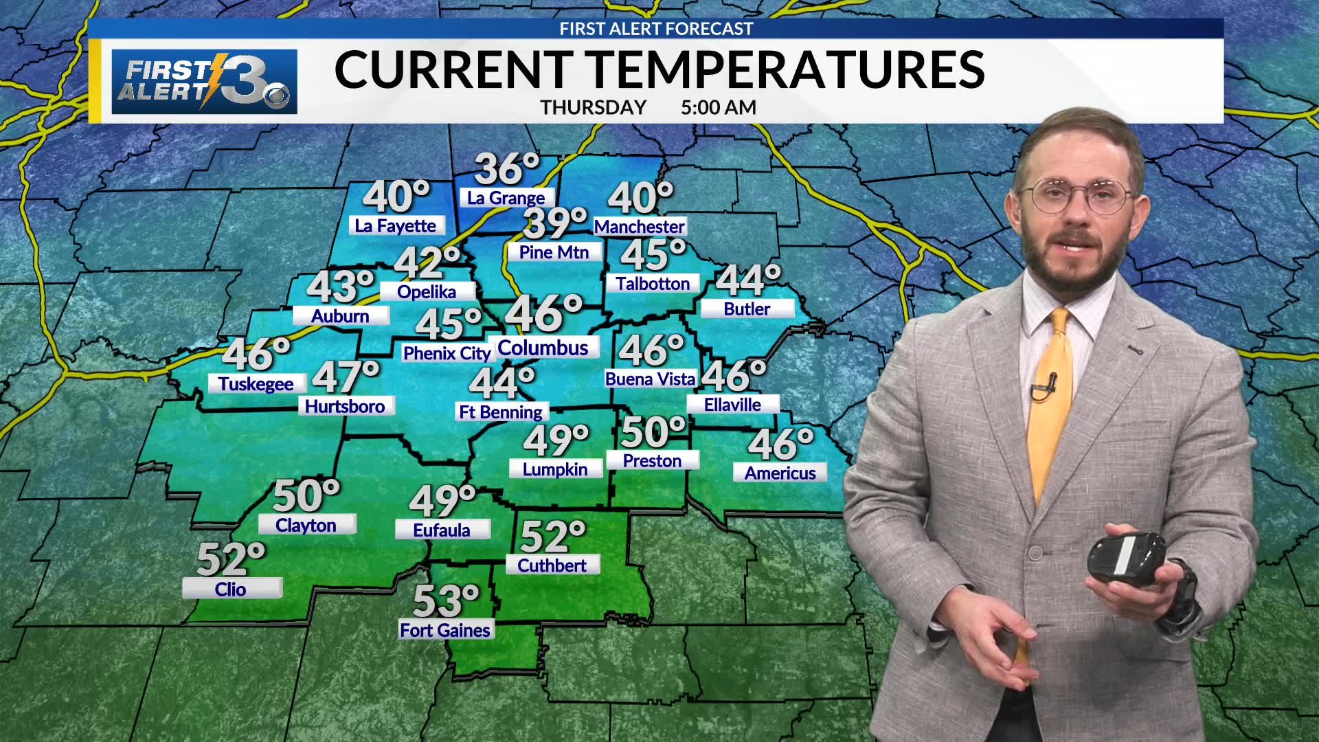 Thursday morning weather update