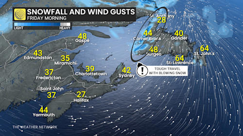 Another day of school closures as heavy snow hits Atlantic Canada