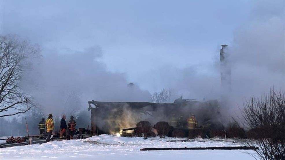 Adams County home destroyed in heavy fire, no injuries reported