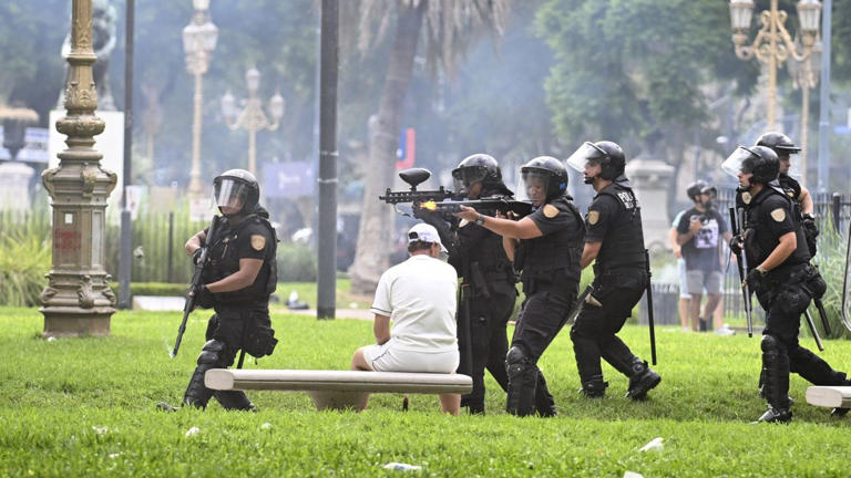 Represión en la marcha contra la reforma laboral: detenciones ...