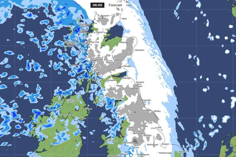 Met Office warning as snow maps show blanket of white hitting UK in 800 ...