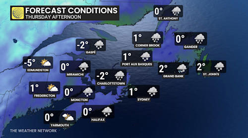 Another day of school closures as heavy snow hits Atlantic Canada