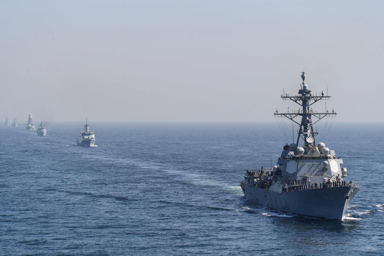 Two US Navy ships collide in waters near South America<br><br>