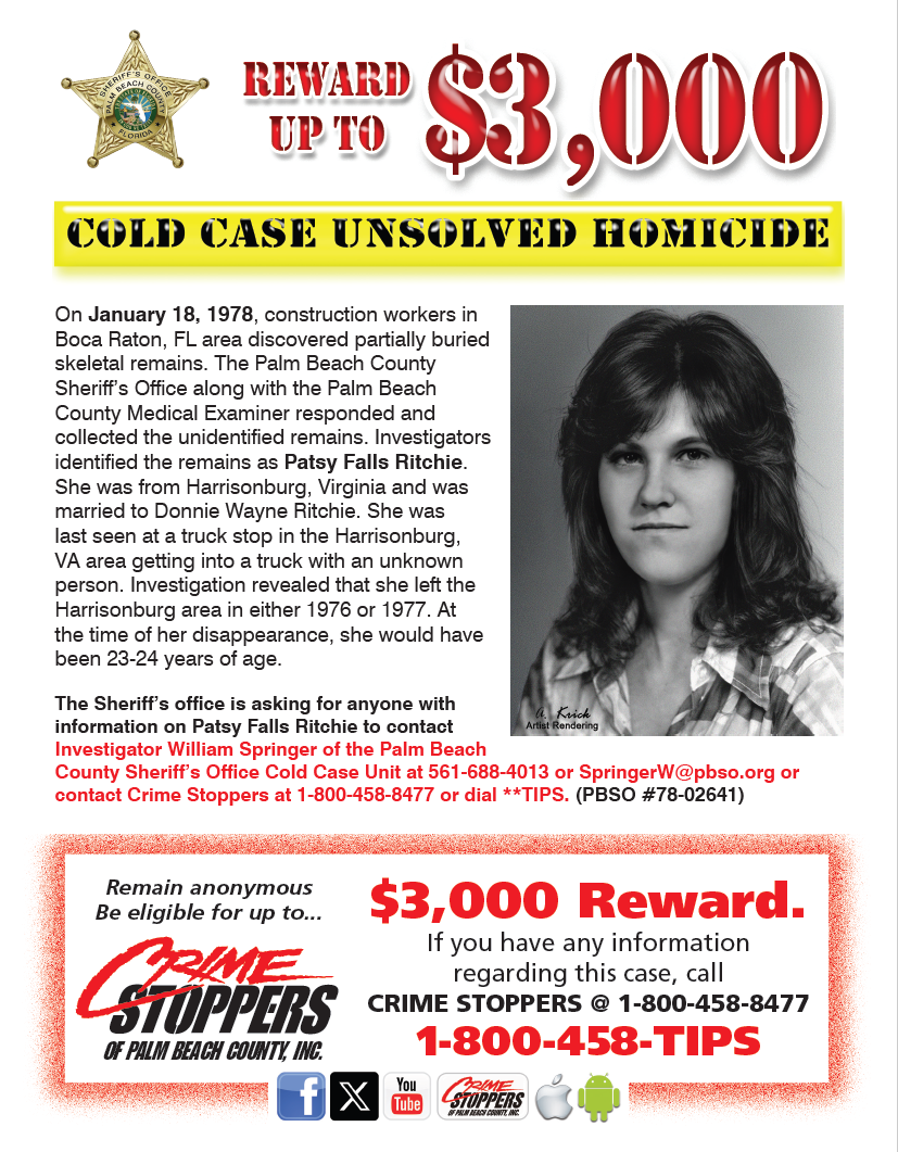 Boca Raton cold case homicide victim identified after 47 years