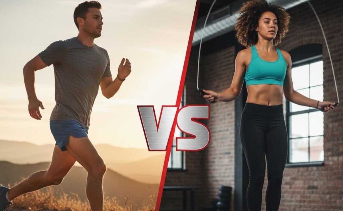 Running vs jumping rope: Which one is better for weight loss?