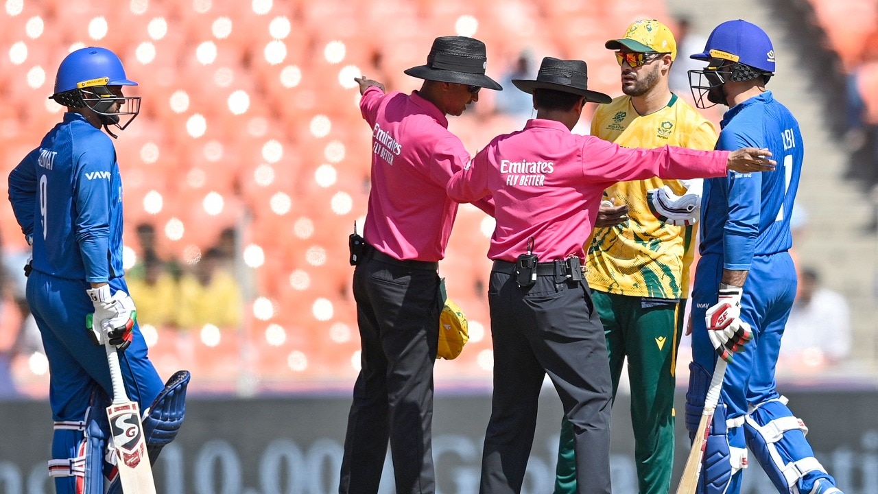 After argument during SA vs AFG, Mohammad Nabi fined for code of ...