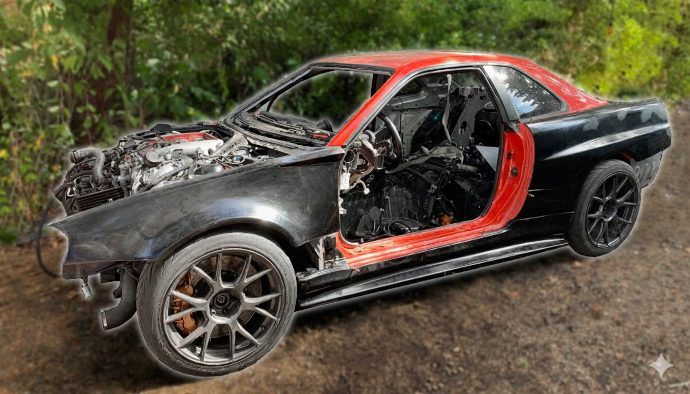 The wide body completely changes this car