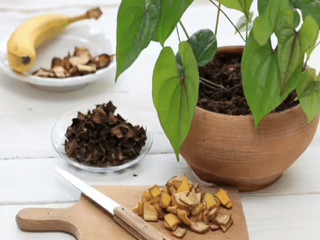How to add Banana peels to plants? Gardeners explain the correct method ...