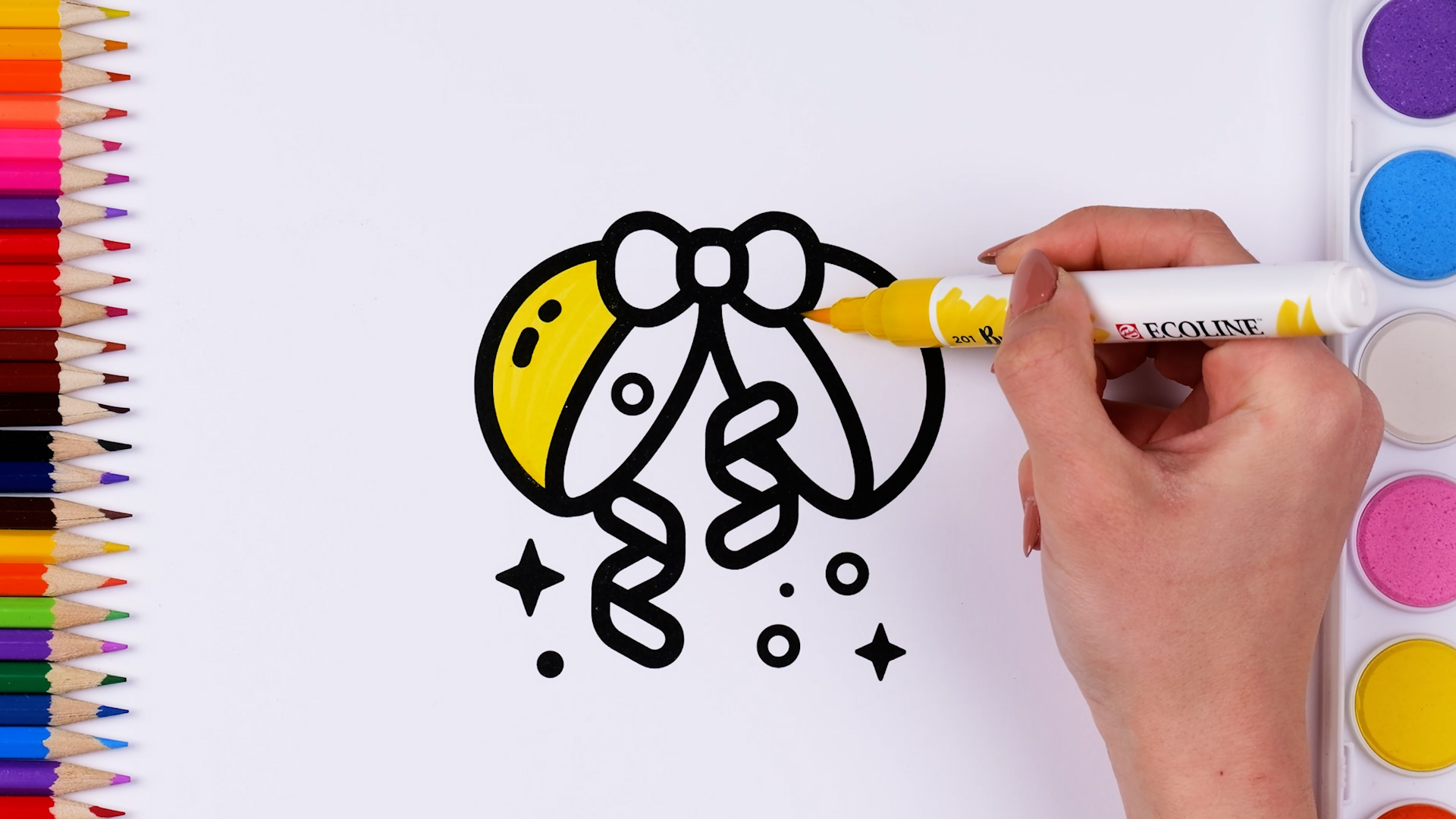 Coloring for kids | Fun way to learn colors