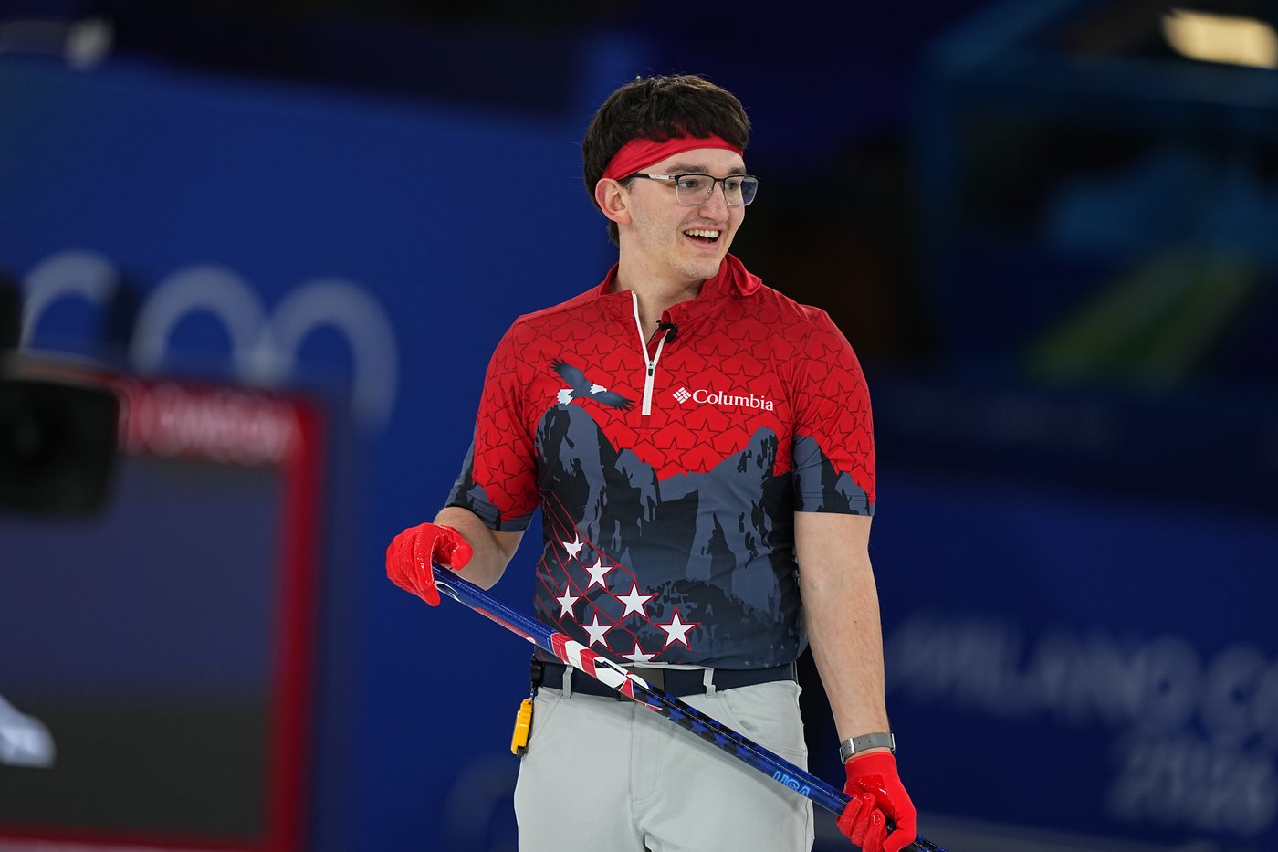 A red headband earns quirky US curling star a nod from 'Pommel Horse ...
