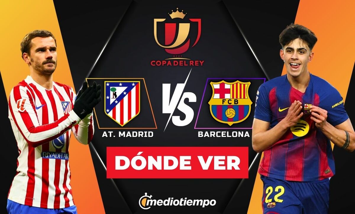 Atlético de Madrid vs. Barcelona en vivo. Semifinal de Copa del Rey ...