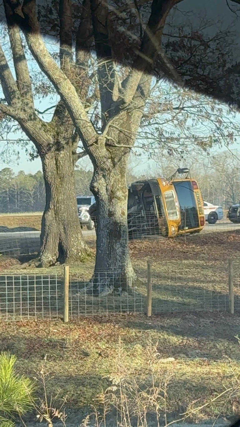 Blount County school bus overturns in Locust Fork crash; 4 students ...