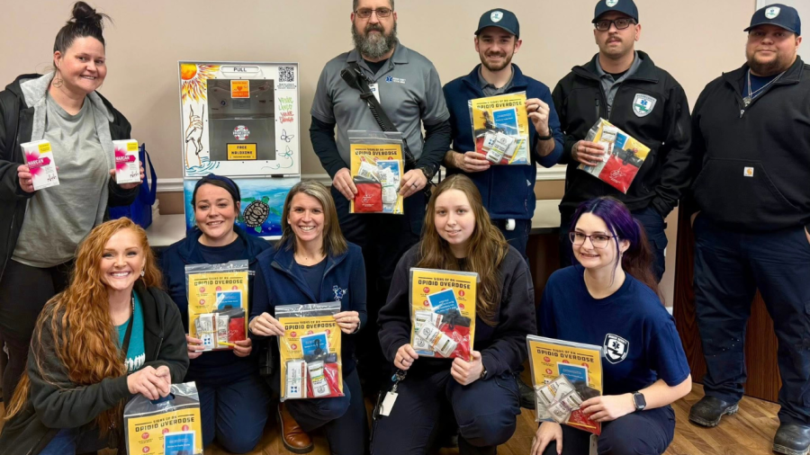 Marion County Rescue Squad opens Narcan resource box