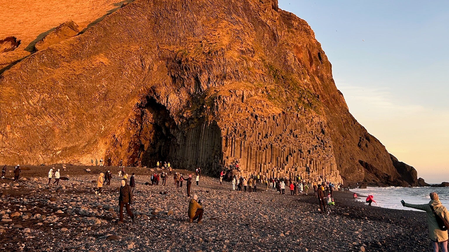 Iceland's iconic black sand beach is vanishing under relentless winter ...