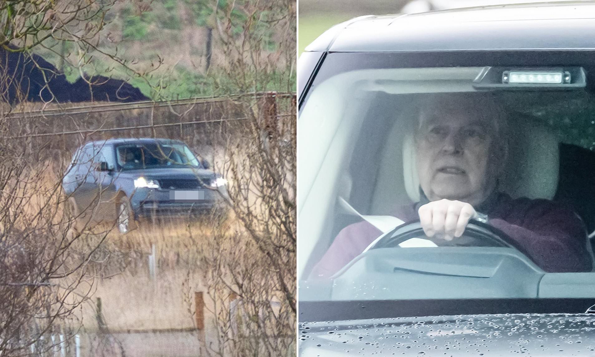 Andrew Mountbatten-Windsor's Range Rover seen at new Sandringham home