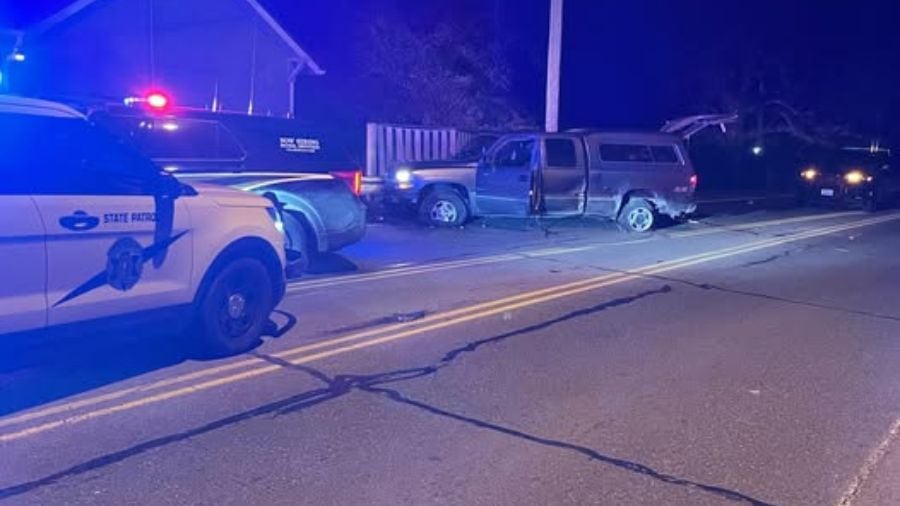 Mason County pursuit ends after multiple spike strips, PIT maneuver ...