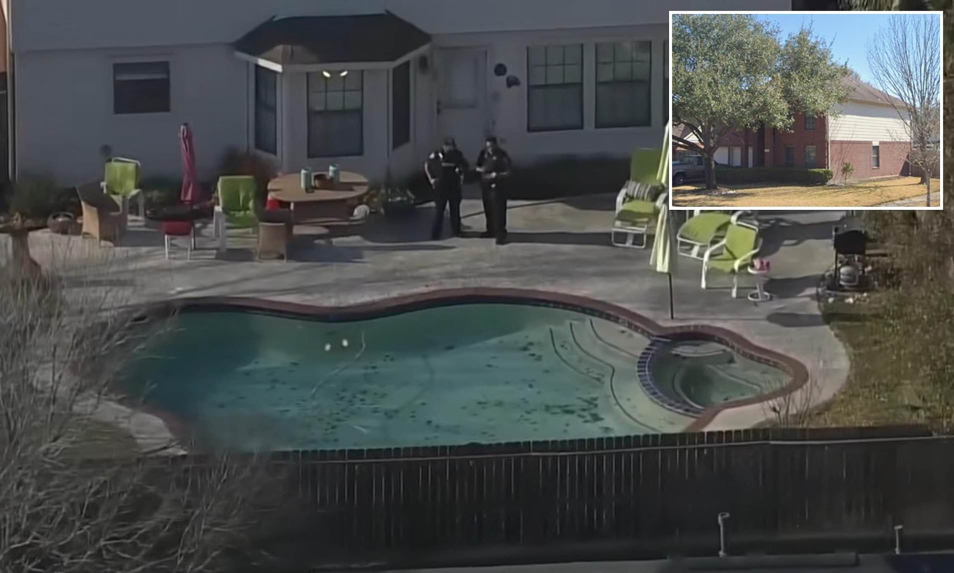 Anguished screams ring out after toddler sisters sneaked into backyard ...
