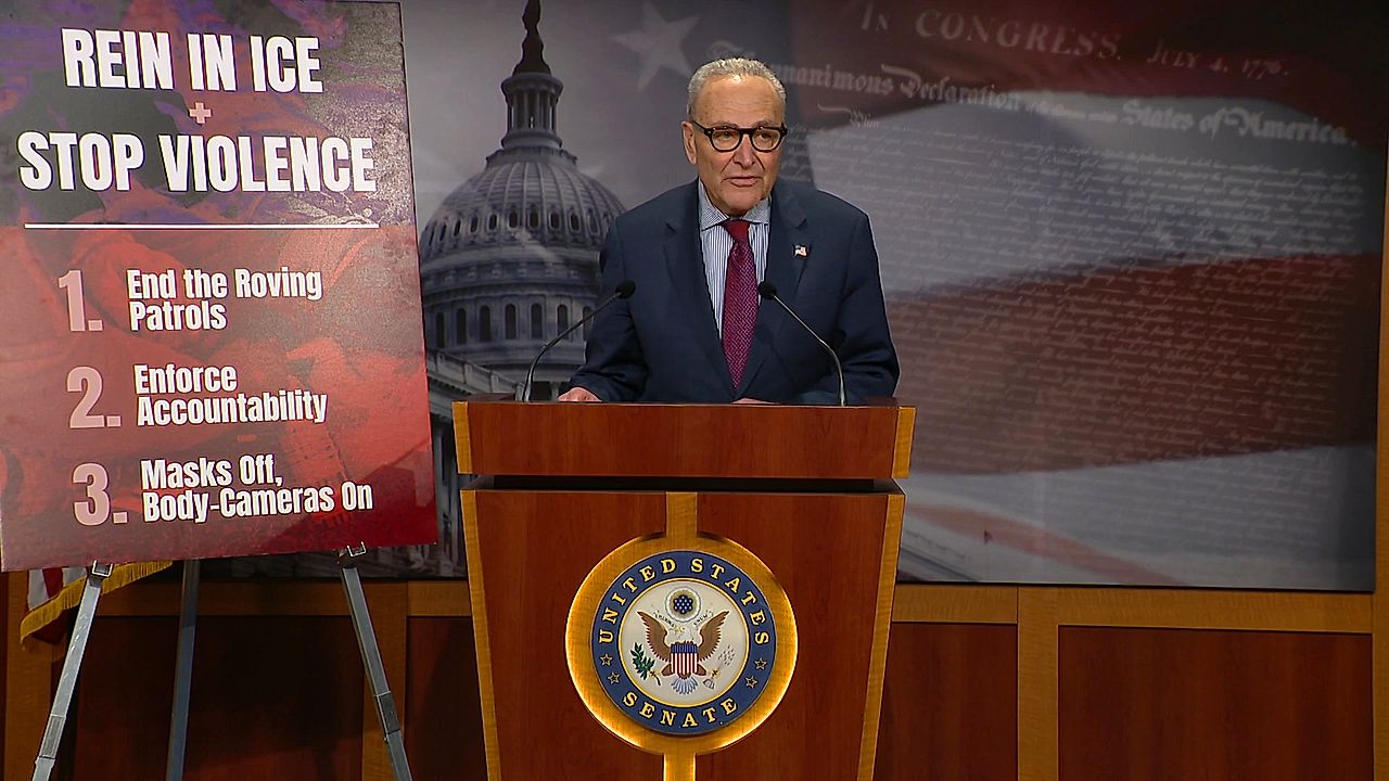 Chuck Schumer on ICE funding: 'Democrats will not support a blank check ...