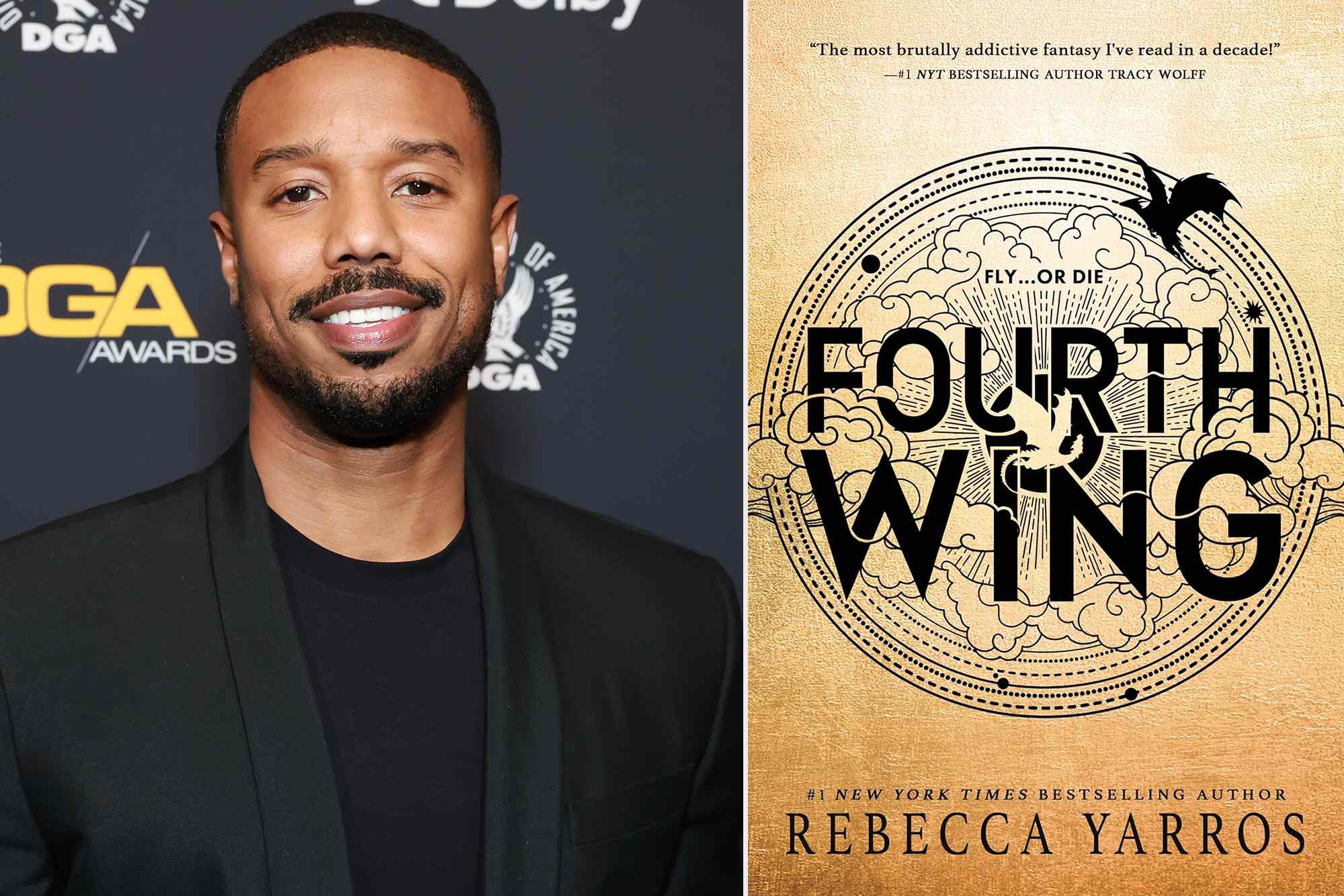 El productor ejecutivo de la serie de televisión Fourth Wing, Michael B. Jordan, habla sobre el casting y si interpretará un papel.