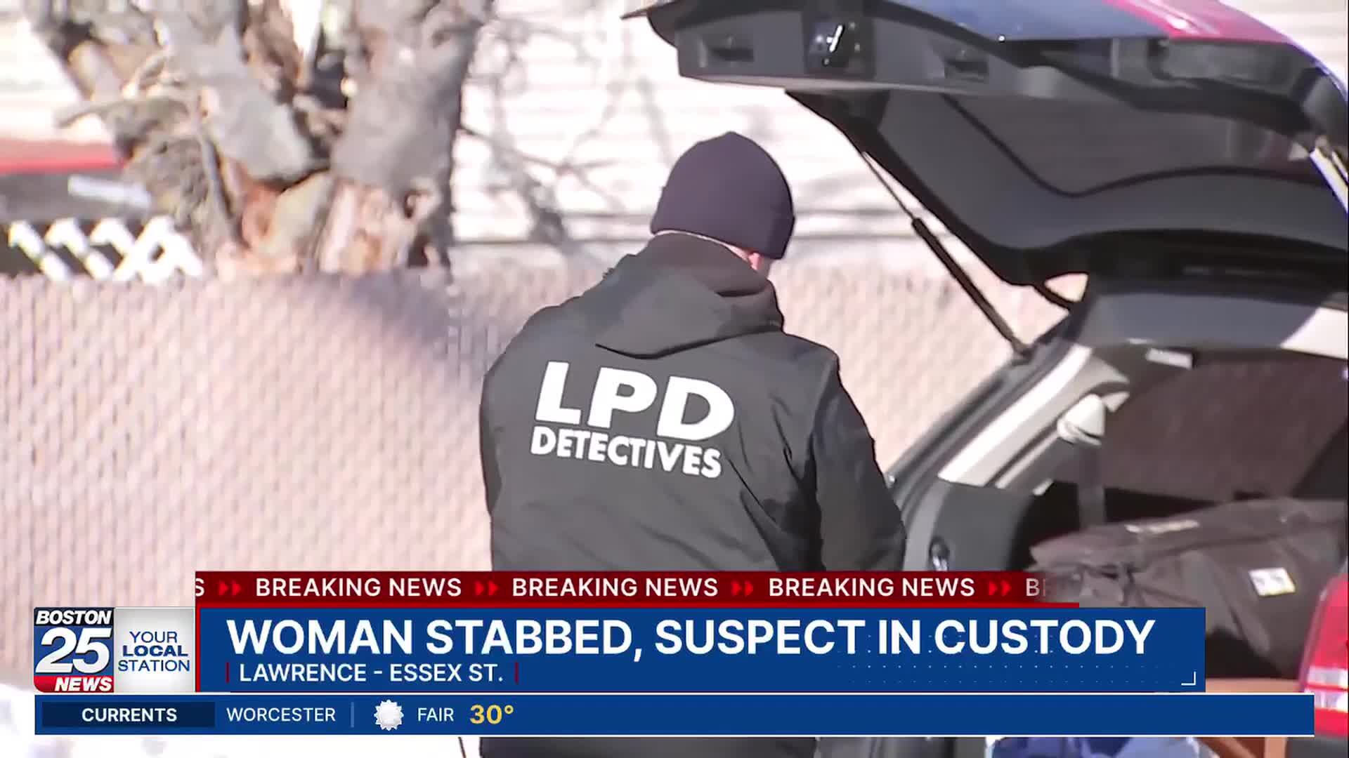 Woman seriously injured, man arrested after stabbing in Lawrence