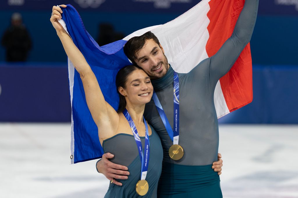 Laurence and Guillaume scored the gold medal in a stunning upset