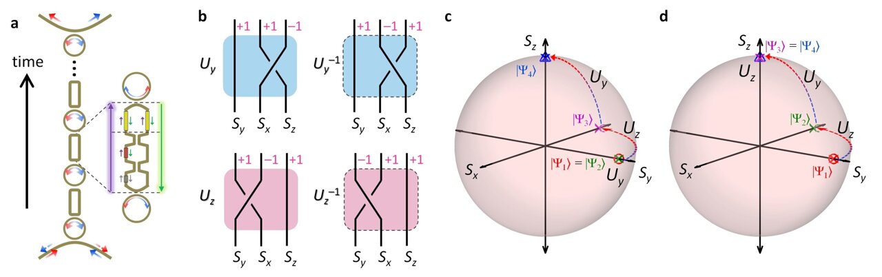 Photonic integrated circuits enable programmable non-Abelian 'braiding ...