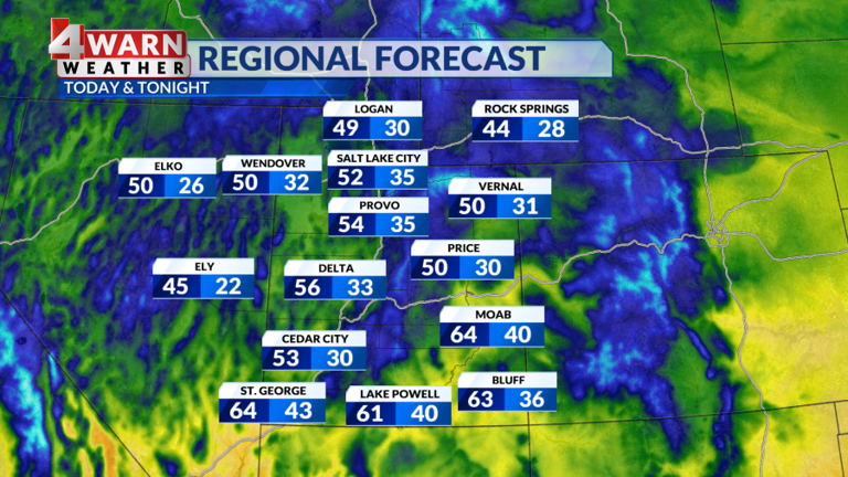 Mostly cloudy with valley rain and mountain snow showers Thursday ...