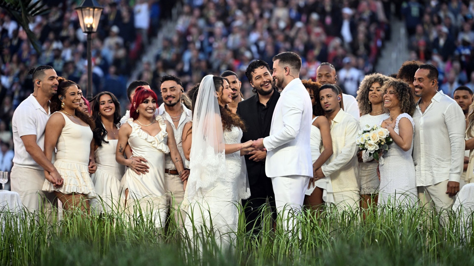 Pastor shares how Super Bowl wedding happened during Bad Bunny's show