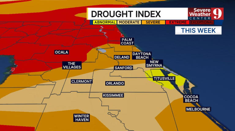 Extreme drought expands in parts of Central Florida