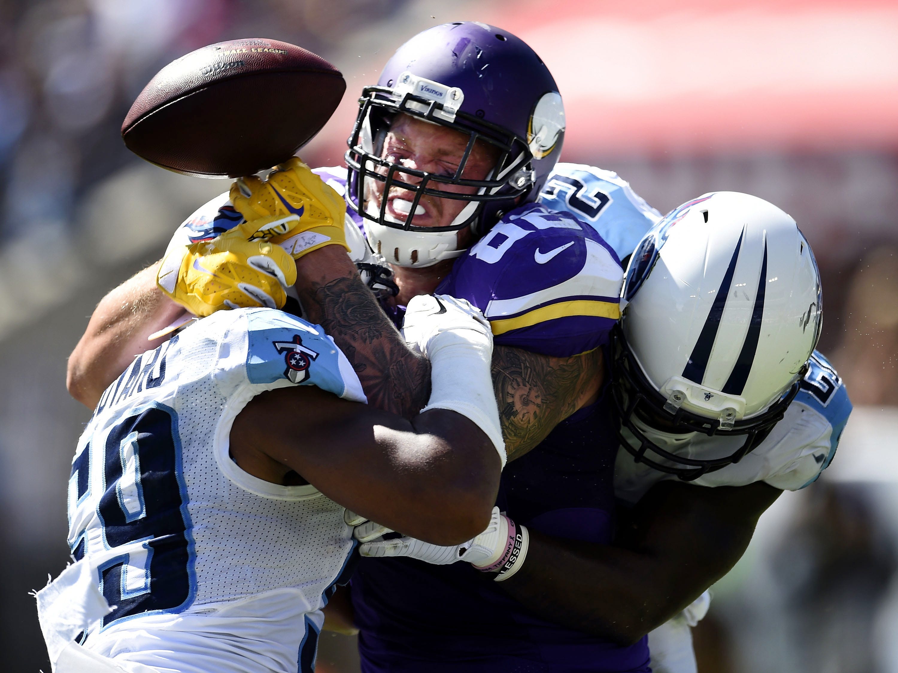 Former Notre Dame star Kyle Rudolph pumps up Marcus Freeman