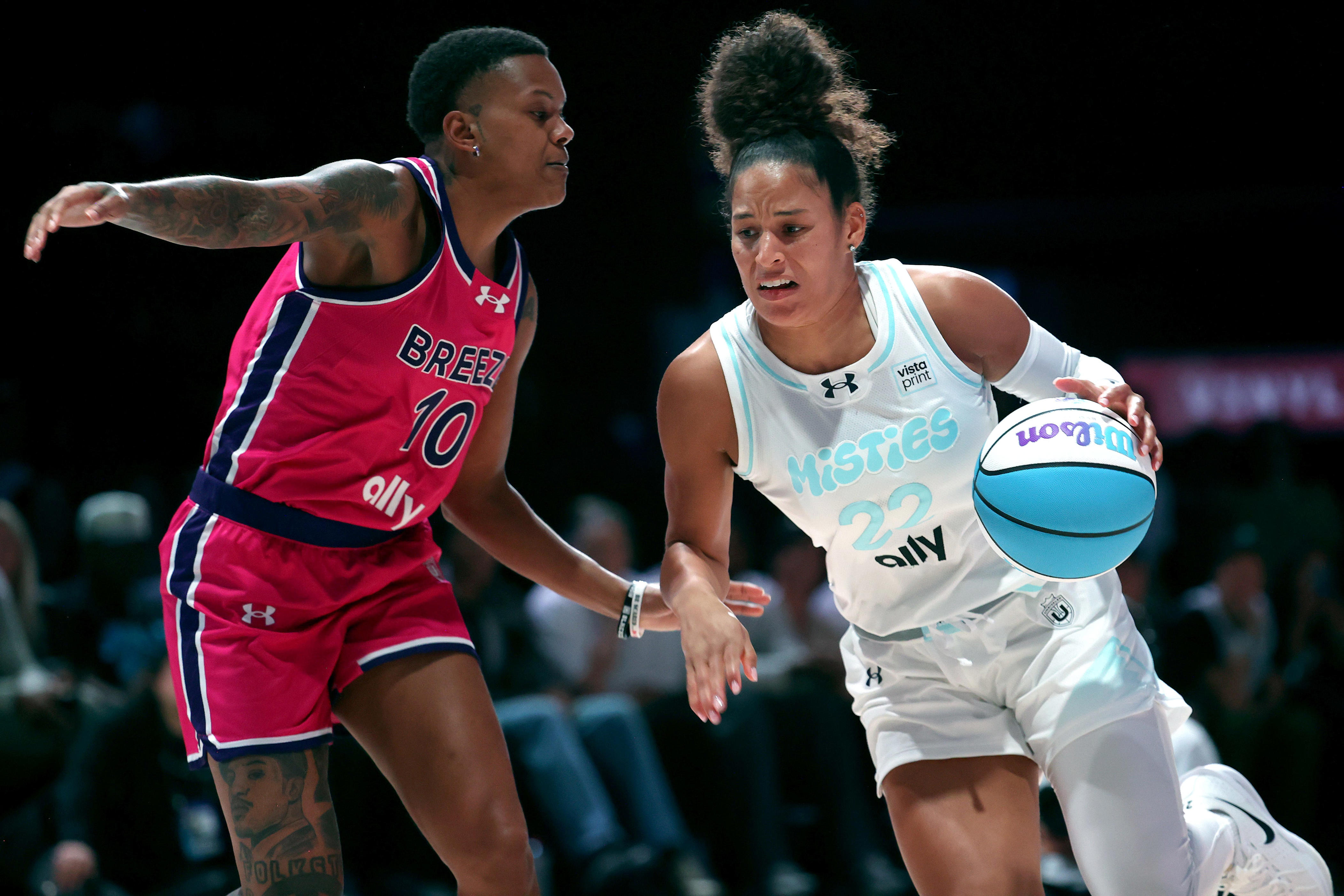 Unrivaled 1-on-1 tournament: Burton blanks Williams, shocking fans
