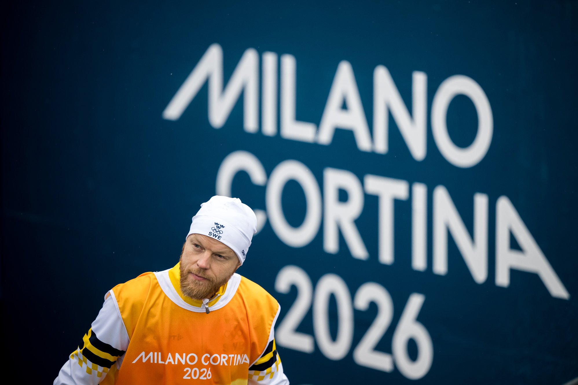 260205 Team manger Anders Byström of Sweden ahead of a Cross-Country Skiing training session during day -1 of the 2026 Winter Olympics on February 5, 2026 in Val di Fiemme.  Photo: Maxim Thore / BILDBYRÅN / kod MT / MT0953