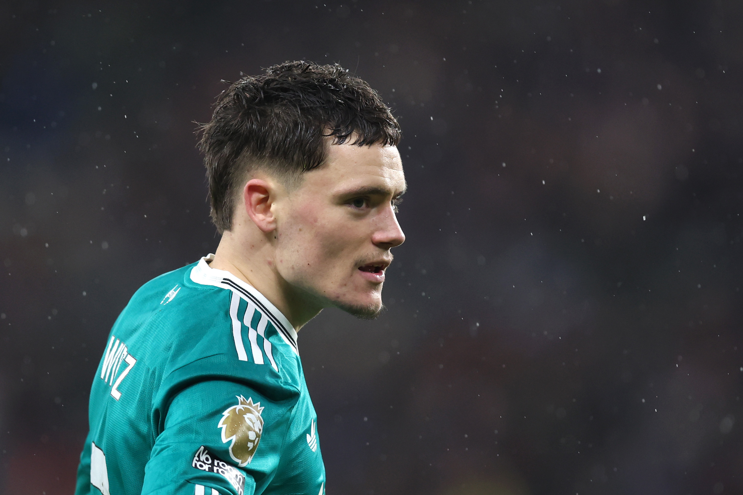 Florian Wirtz reacciona tras propinarle al Sunderland su primera derrota en casa de la temporada