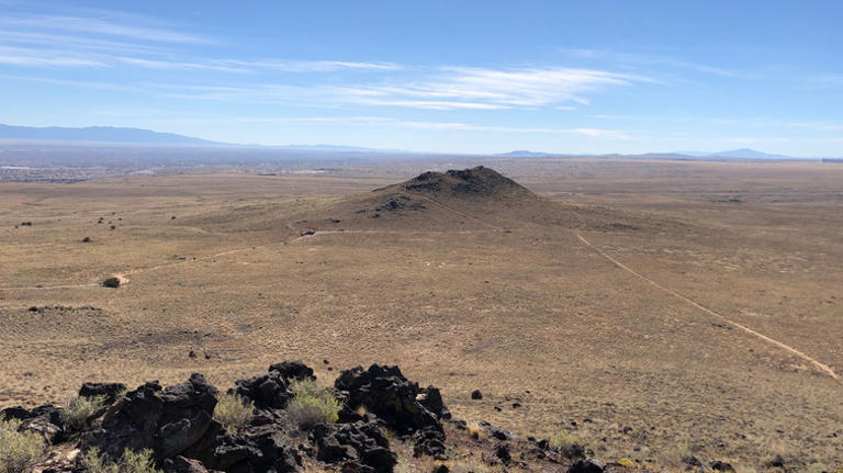 Tucked along Albuquerque's outskirts is an otherworldly range of ...