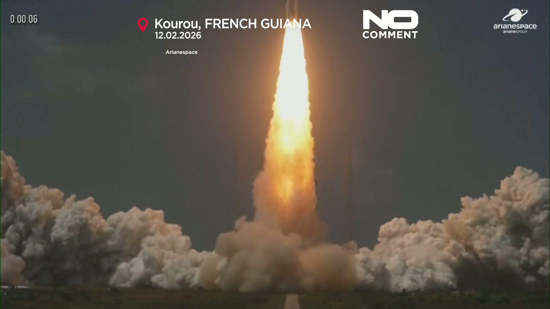 Europe’s most powerful rocket Ariane 64 launches carrying Amazon satellites