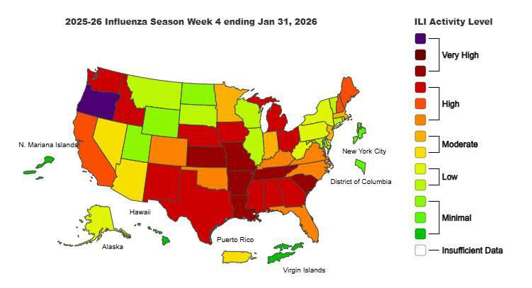 TN school district closes due to flu as state faces one of the highest ...