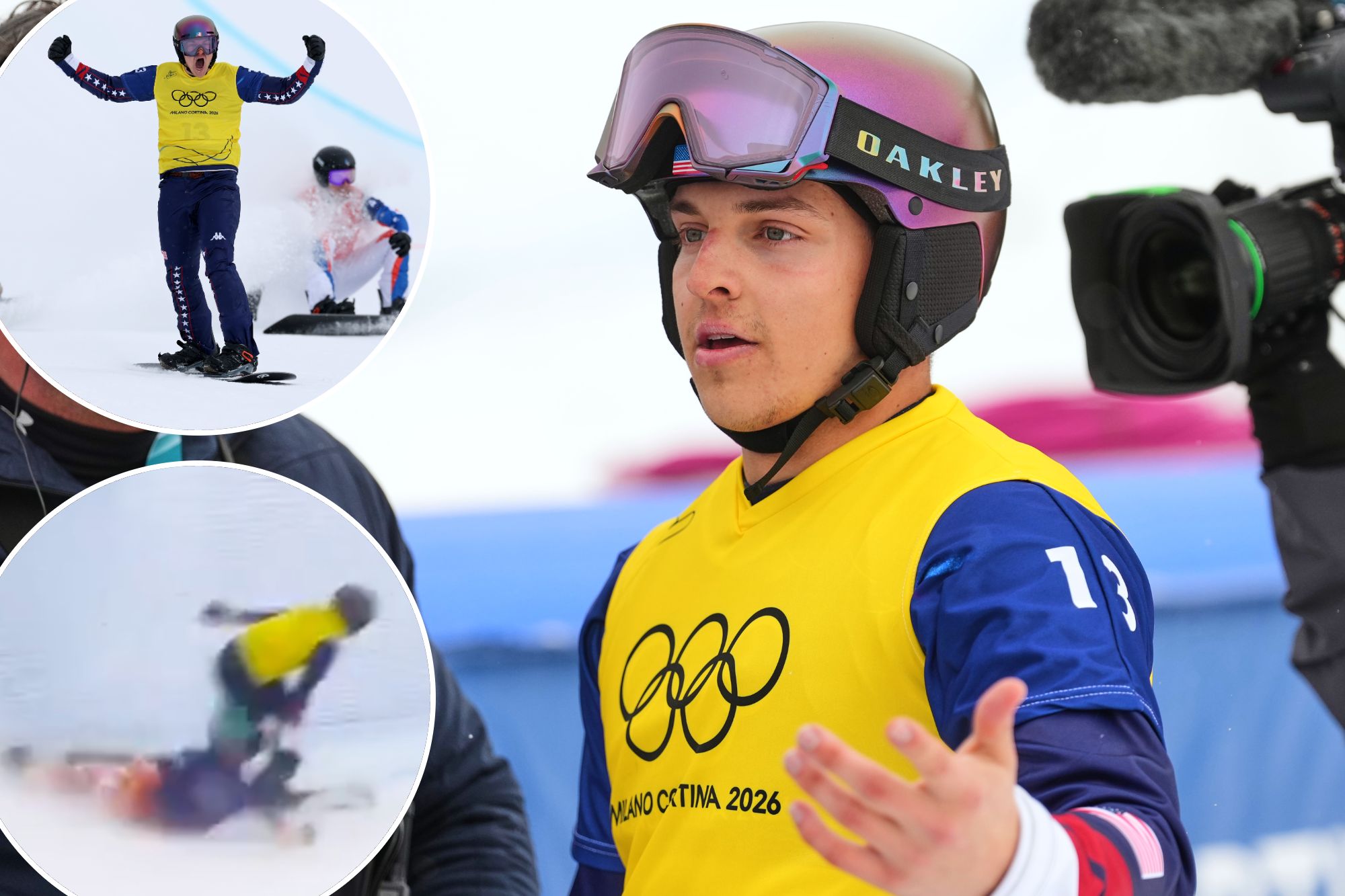 US snowboarder Nathan Pare disqualified over collision after first ...