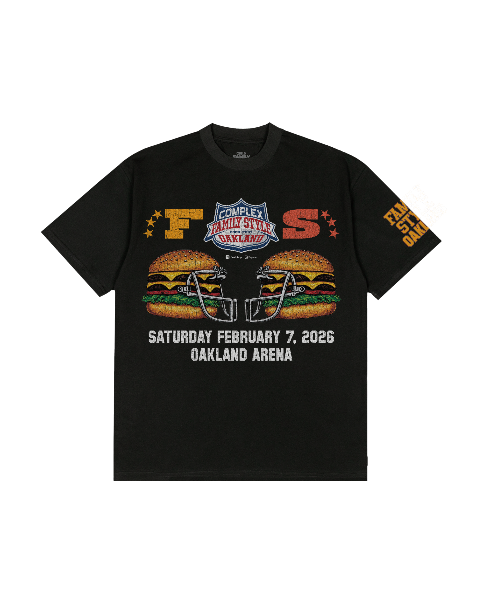 FAMILY STYLE OAKLAND BURGER T-SHIRT